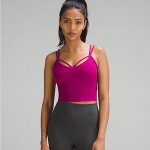 lululemon athletica Fuchsia Strappy Crop Top